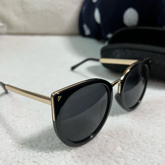 Black Cat Eye Sunglasses - Picture 2 of 4